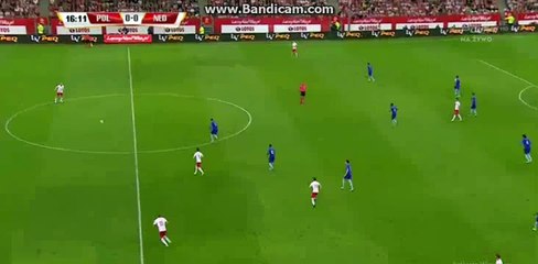 Poland 1st BIG Chance To Score - Poland 0-0 Netherlands 01-06-2016