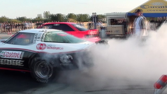 Chevrolet Corvette VTG Turbo 1400 HP Vs. Dutter Racing Audi 90 Quattro Turbo 2