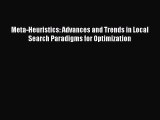 EBOOKONLINEMeta-Heuristics: Advances and Trends in Local Search Paradigms for OptimizationFREEBOOOKONLINE