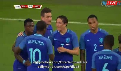 Vincent Janssen Goal - Poland 0-1 Netherlands Friendly Match