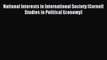Read National Interests in International Society (Cornell Studies in Political Economy) Ebook