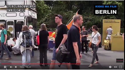 Grundeinkommen/direkte Demokratie - Berlin 29. Mai 2016 - Das Plakat-Fest :)