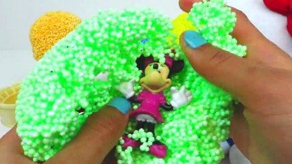 Download Video: LEARN COLORS Rainbow Play Foam Ice Cream Cone Surprise Toys Shopkins Finding Dory Minions Spiderman!