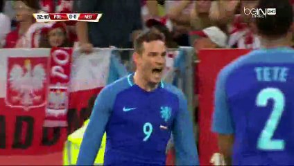 Vincent Janssen Goal HD - Poland 0-1 Netherlands - 01-06-2016 (1)