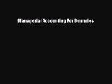 Enjoyed read Managerial Accounting For Dummies