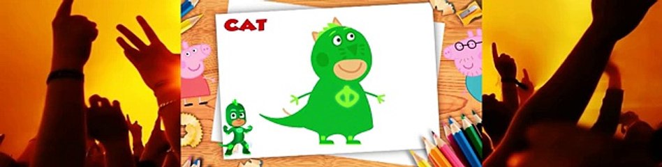 Peppa Pig PJ Masks 2 Finger Family  Costumes Party Nursery Rhymes Lyrics