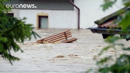 La lluvia sigue sin dar tregua al sur de Alemania