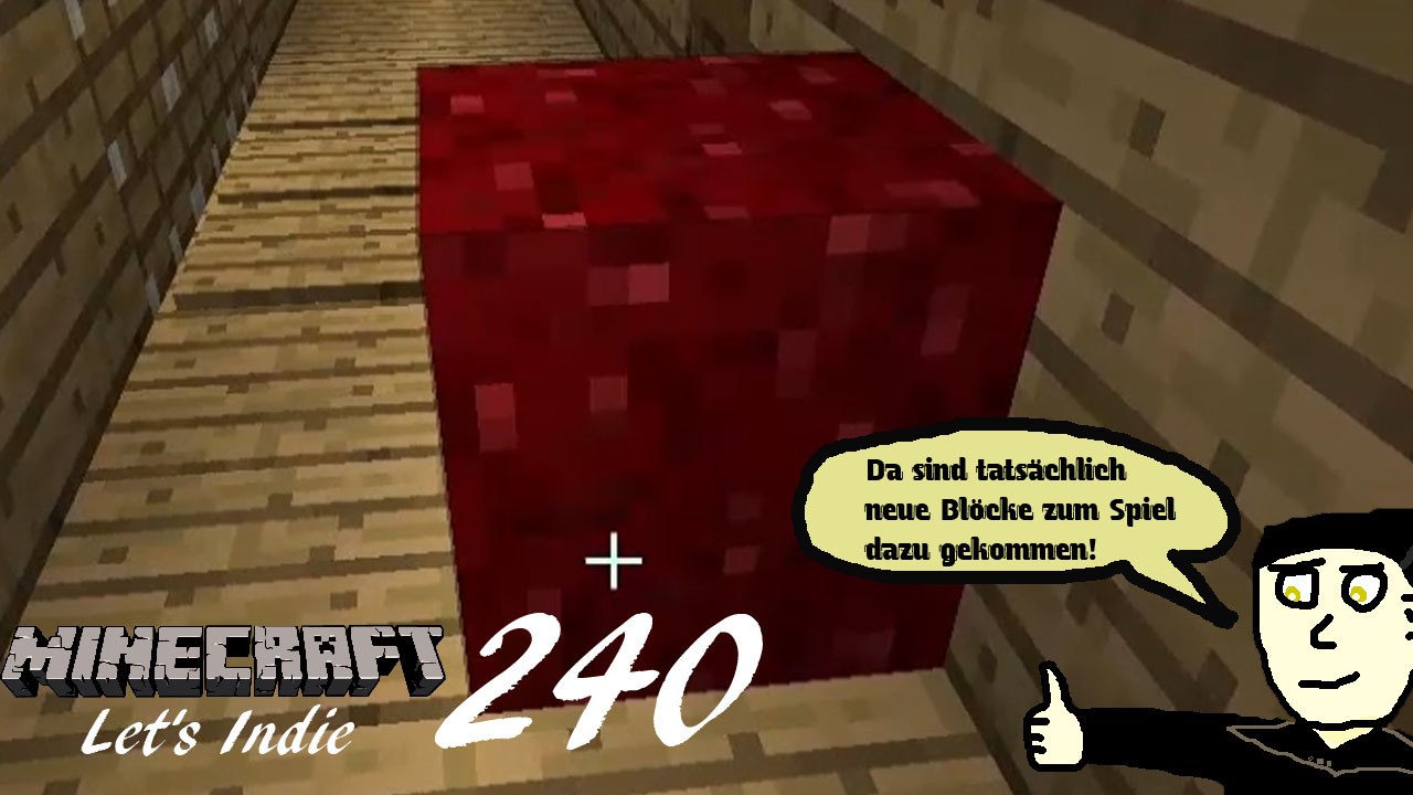 Minecraft Let's Indie 240: Ein paar neue Blöcke