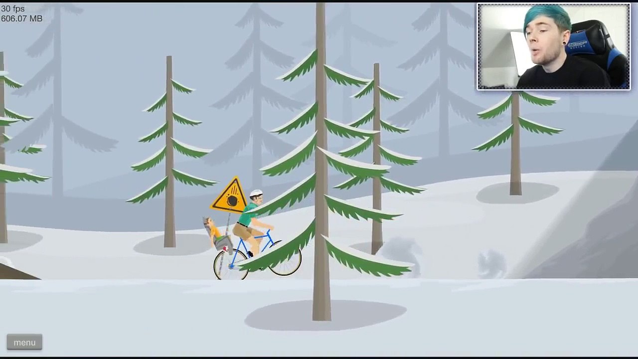 DanTDM Happy Wheels | EVIL DAD ATTACKS!!