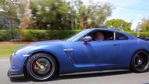 2014 Porsche 911 Turbo S battles R35 GTRs on the street