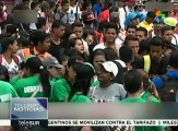 Venezuela: jóvenes revolucionarios marchan en defensa de la soberanía
