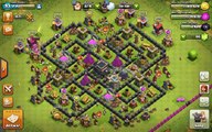 Th9 vs th10 rushed th10 base first th10 attack!!!!