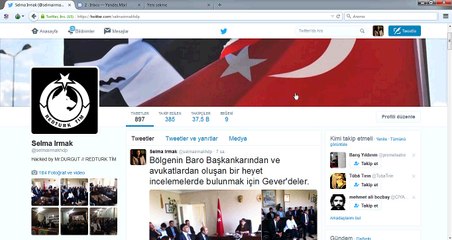 Selma Irmak Hacked! // REDTURK.ORG // Mr.DURGUT