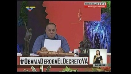 Cabello aseguró que una de las firmas para el revocatorio era de "el picure"