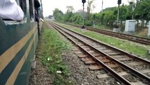 Up titas commuter and 702 dwn crosses Dhaka cantonment RS- Bangladesh railway