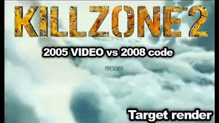 Killzone 2 graphics comparison: 2005 trailer vs 2008 gameplay