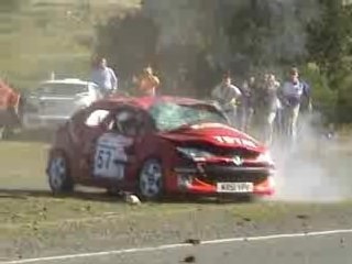 Deux crach rallye