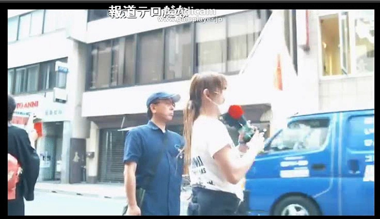 【ニコ生】「在特会」 梅乃さん マスコミ新聞社に怒りの抗議街宣（2016/6月）3/4