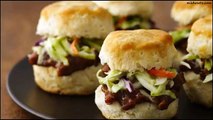 Recipe Barbecued Pork Biscuit Sliders