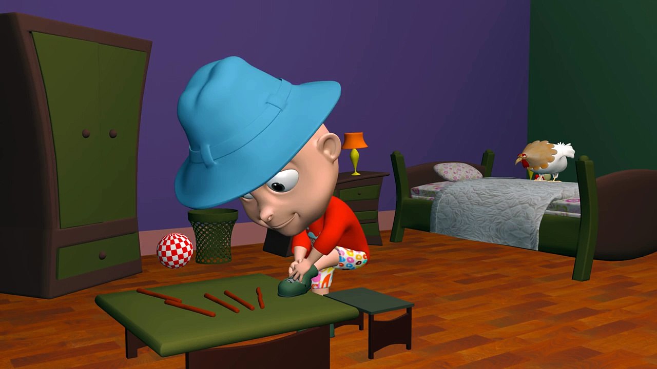 One Two Buckle My Shoe| 3D Animation | English Nursery Rhymes | Nursery Rhyme for Children