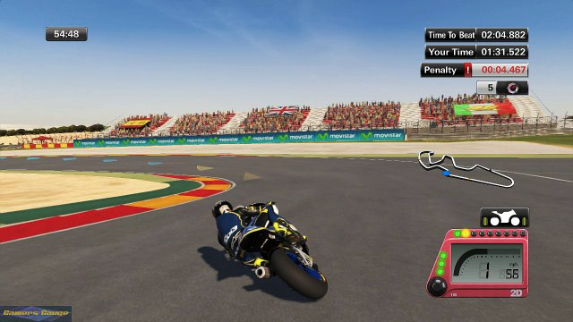 MotoGP14X64 - #23 Career #15 Motegi, test circuit & practice p1