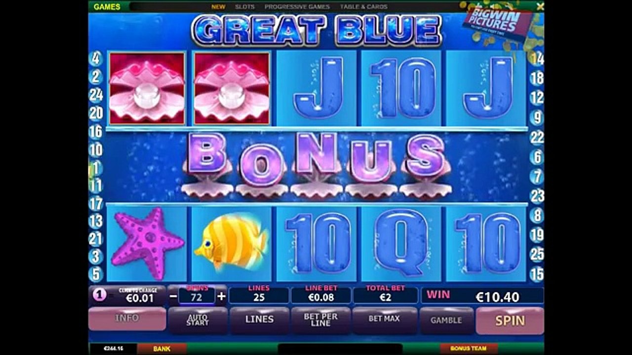 Slot game great blue - ULTRA BIG WIN!