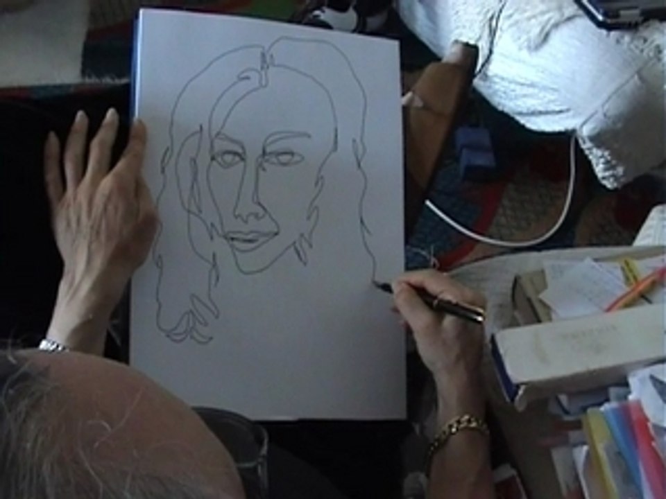 portrait en un trait