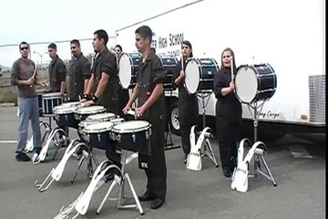 Atwater Drumline In the Lot @ Antioch 2-28-09