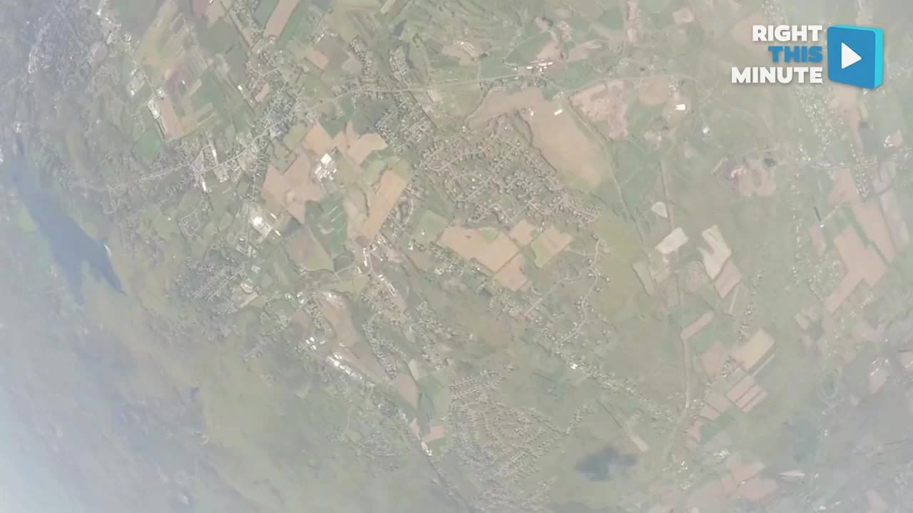 Skydiver Collision Accidentally Deploys Parachute
