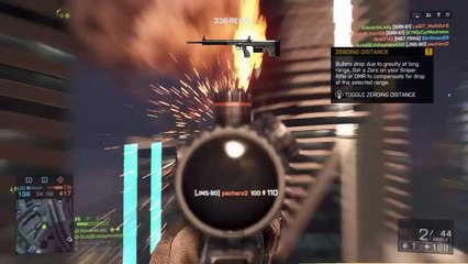 1,000 POINT SHOT! Battlefield 4 Long Range Sniper Montage