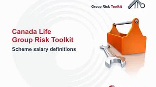 Group Risk Toolkit - Scheme Salary Definitions