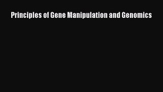 Read Principles of Gene Manipulation and Genomics Ebook Free