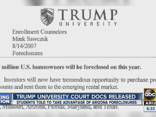 Trump University court documents released