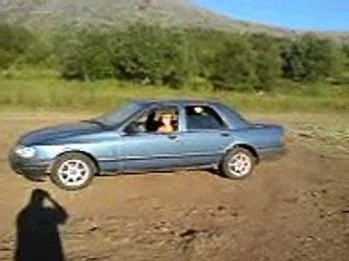 Ford sierra burning
