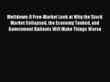 [Download] Meltdown: A Free-Market Look at Why the Stock Market Collapsed the Economy Tanked