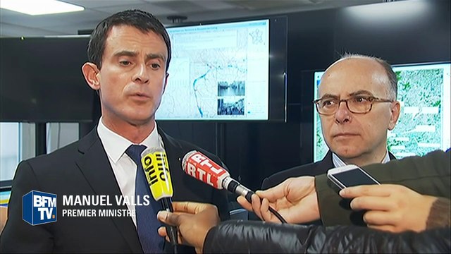Inondations: La situation reste tendue dans plusieurs secteurs , affirme Valls