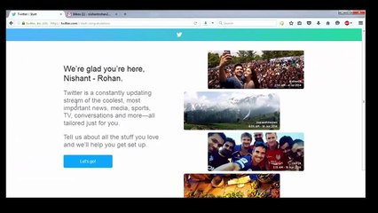 How to Create New Account on Twitter - {Hindi-Urdu}