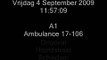A1 Lifeliner 2 PH-MAA (TraumaHelicopter) + A1 Ambulance 17-106 Ongeval Hoofdstraat Schiedam