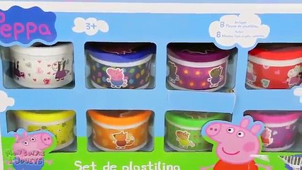PEPPA PIG Pâte à Modeler Set de Plastilina   Deballage Jouets pour Enfants