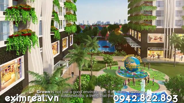 Diamond Lotus Lake View căn hộ xanh theo tiêu chuẩn Leed của Hoa Kỳ