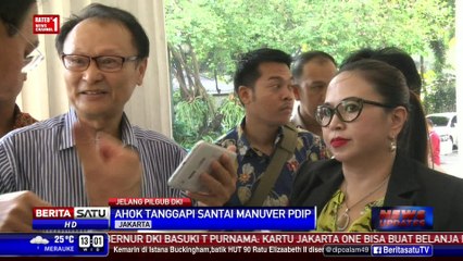 Ahok Santai Tanggapi Safari Politik PDIP
