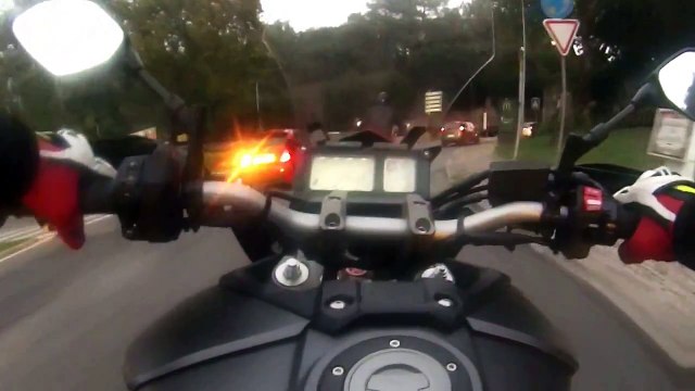 Going back to Ducati - Yamaha MT-09 Tracer Akrapovic exhaust (no DB Killer)