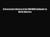 Read A Grassroots History of the HIV/AIDS Epidemic in North America PDF Free