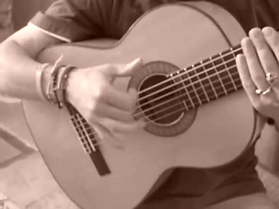 cours de guitare " le roulement "  FLAMENCO RUMBA