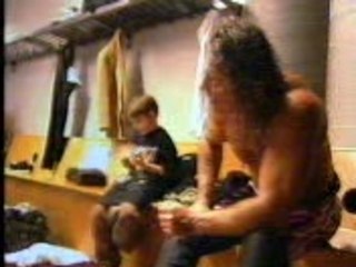 HBK & Bret Hart after Montreal Screwjob