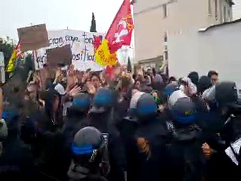 Manifestation Arkema Pierre-Bénite