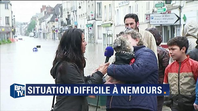Inondations à Nemours: les habitants évacués avec leurs animaux de compagnie