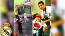 Cristiano Ronaldo se tomo fotos con varios discapacitados en San Siro - UEFA CLF 2016