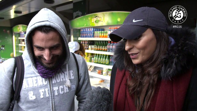 Roland-Garros 2016 - Micro-trottoir, quiz tennis