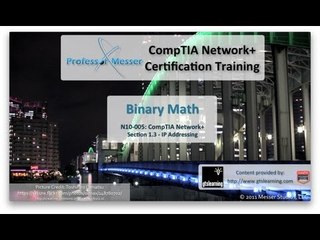 Binary Math - CompTIA Network+ N10-005: 1.3